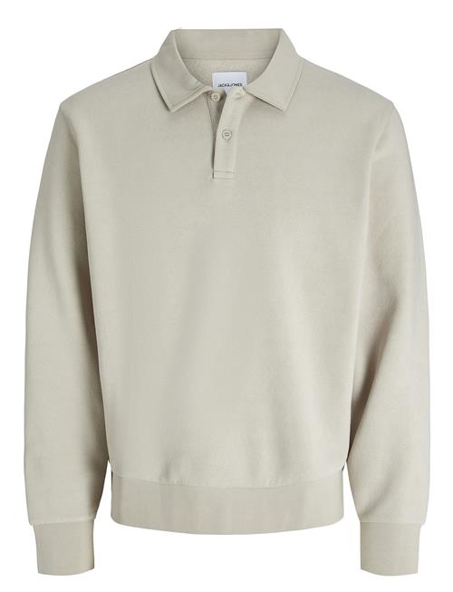 Jack & Jones Jjebradley Sweat Polo Styd Aw24 Ln Jack & J S Beige