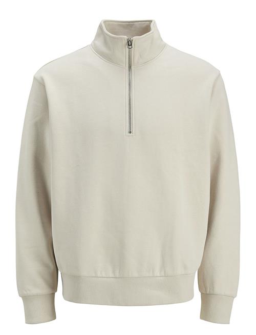 Jack & Jones Jjeurban Edge Sweat Half Zip Stydaw24 Ln Jack & J S Cream