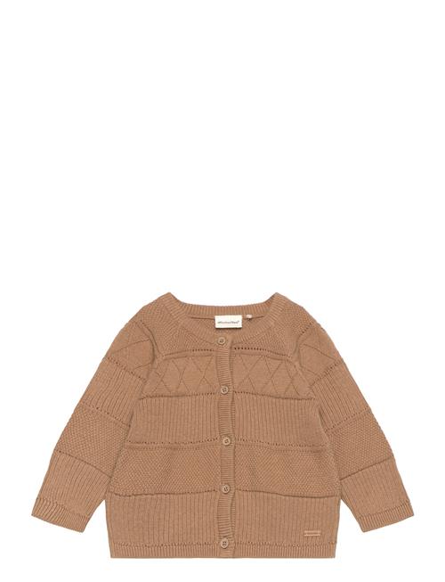 Cardigan Knit Minymo Brown