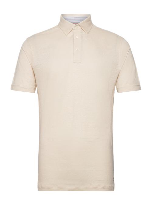 Hackett London Linen Jsy Str Trim Hackett London Cream