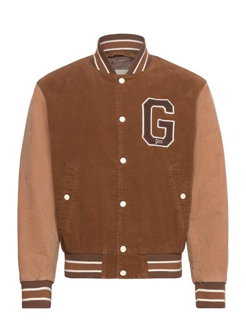 Cord Varsity Jacket GANT Brown