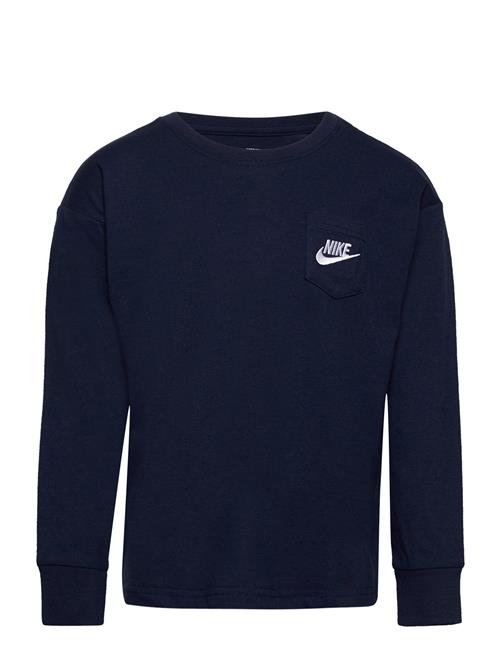 Nike Lk-L/S Knit Top Nike Navy