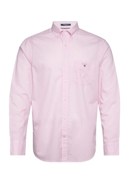 GANT Reg Poplin Gingham O.shield Shirt GANT Pink