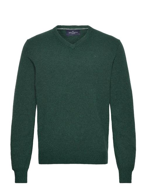 Lambswool V Neck Hackett London Green