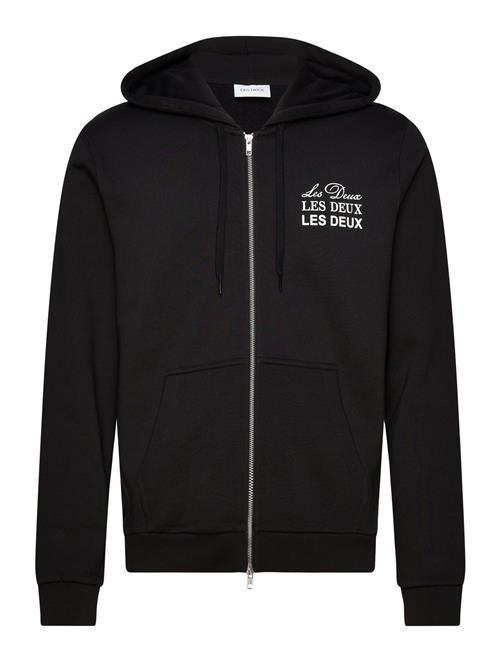 Les Deux Triple Zipper Hoodie Les Deux Black