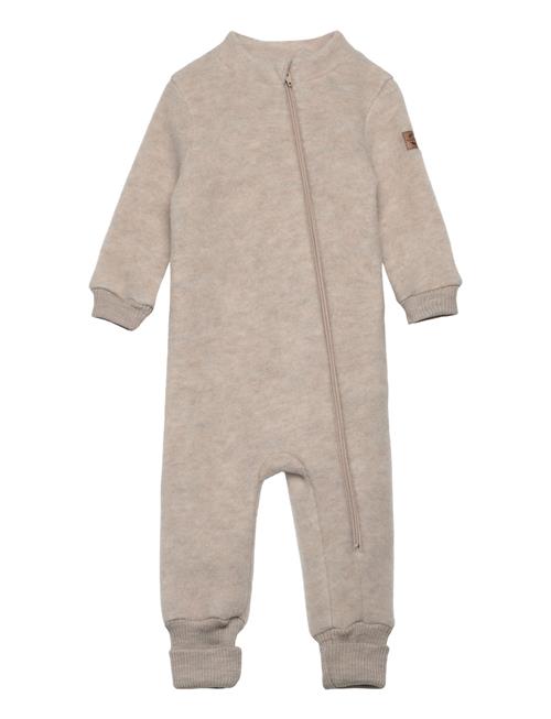 mikk-line Wool Suit W Rib Mikk-line Beige