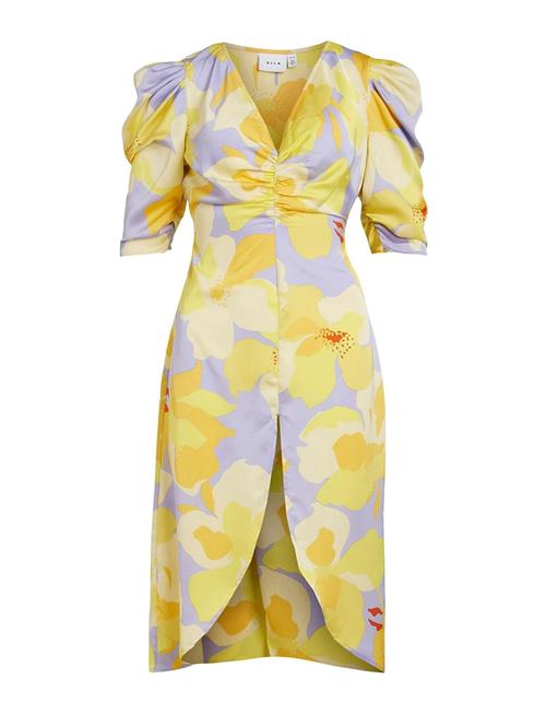 Vila Vijohanna 2/4 Midi Dress2/Dc/Su Vila Yellow