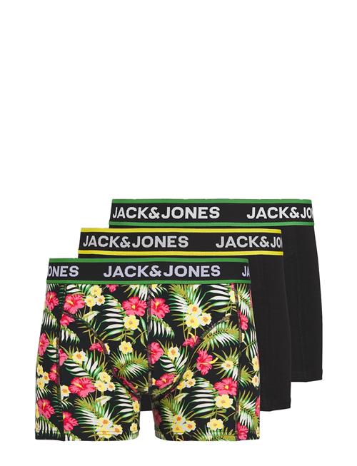 Jack & Jones Jacpink Flowers Trunks 3 Pack Sn Jack & J S Black