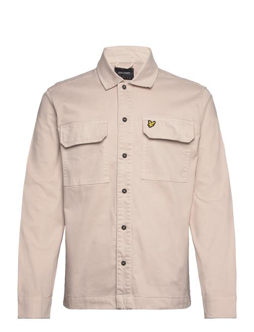 Lyle & Scott Garment Dyed Overshirt Lyle & Scott Beige