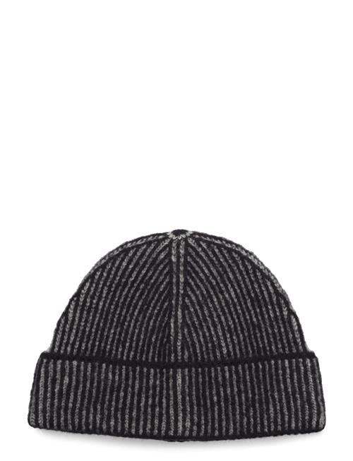 Monki Ribbed Beanie Monki Black