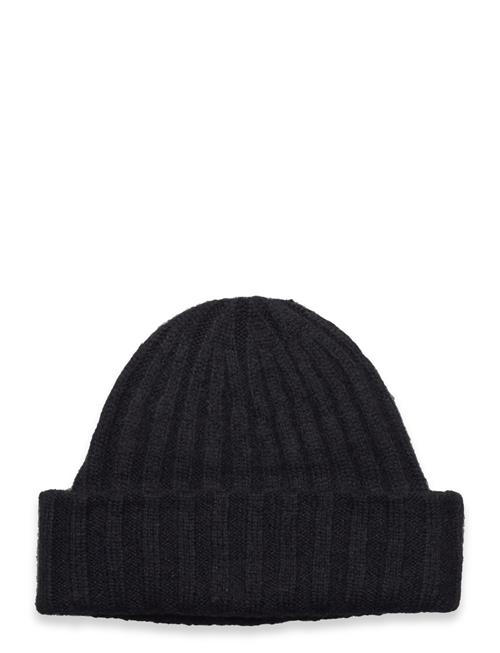 Soft Ribbed Beanie Weekday Black