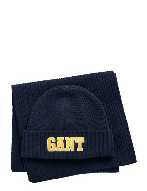 GANT Gant 1949 Beanie Scarf Gift Set GANT Navy