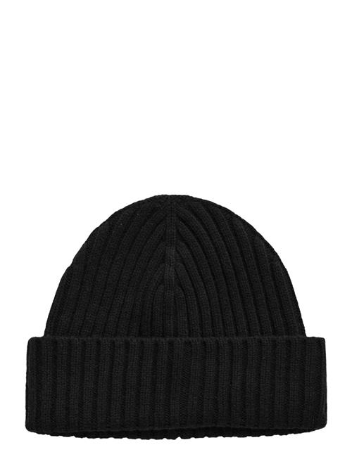 Chunky Wool Beanie GANT Black