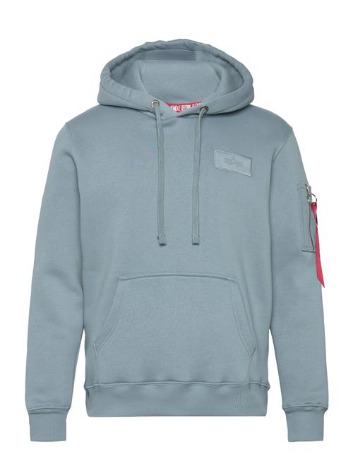 Back Print Hoody Alpha Industries Blue