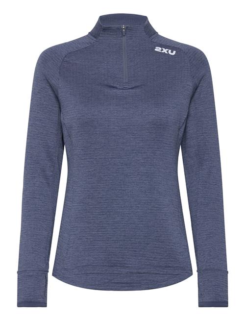 2XU Ignition 1/4 Zip 2XU Blue