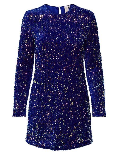 ONLY Onlanika Sequin Ls Dress Wvn ONLY Navy