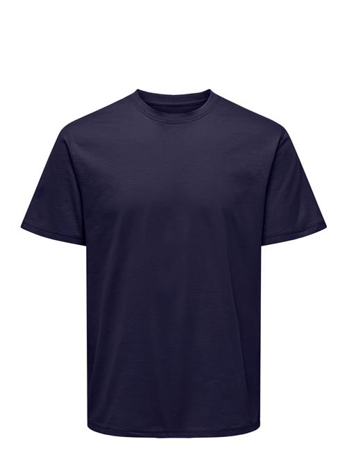 ONLY & SONS Onsmax Life Ss Stitch Tee Noos ONLY & SONS Navy