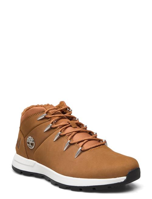 Timberland Sprint Trekker Mid Lace Up Sneaker Rust Timberland Beige