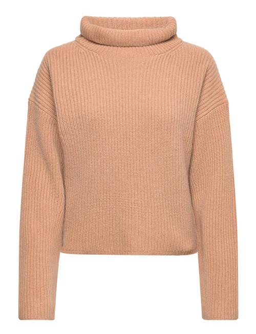 Se Polo Ralph Lauren Rib-Knit Wool-Cashmere Mockneck Jumper Polo Ralph Lauren Beige ved Booztlet