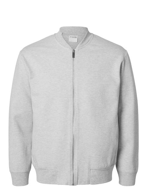 Selected Homme Slhmack Sweat Bomber Ls Noos Selected Homme Grey