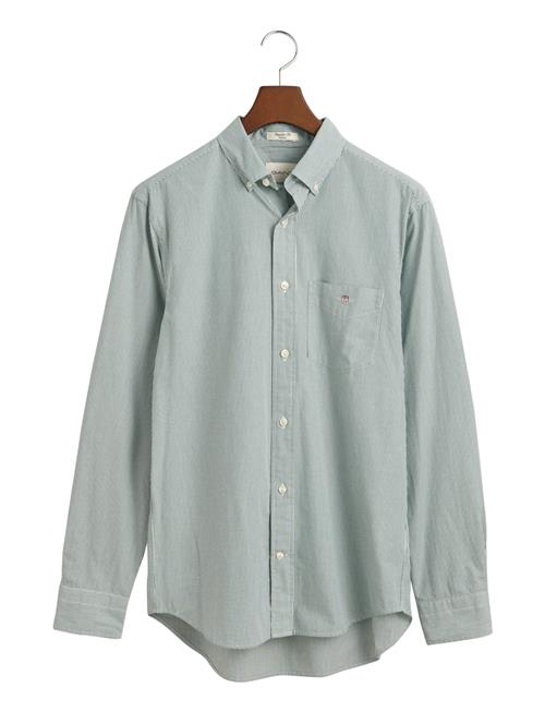 GANT Reg Classic Poplin Banker Shirt GANT Green