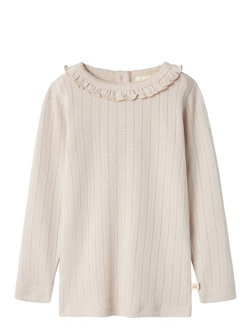 Lil'Atelier Nmfrachel Nis Ls Slim Top Lil Noos Lil'Atelier Beige