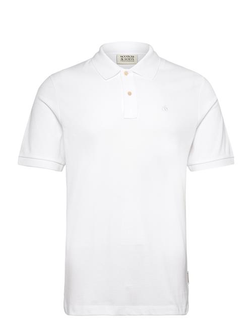 Scotch & Soda Core Logo Pique Polo Scotch & Soda White