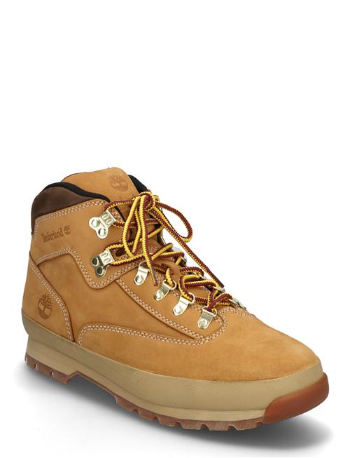 Timberland Euro Hiker Mid Lace Up Boot Wheat Nubuck Timberland Brown