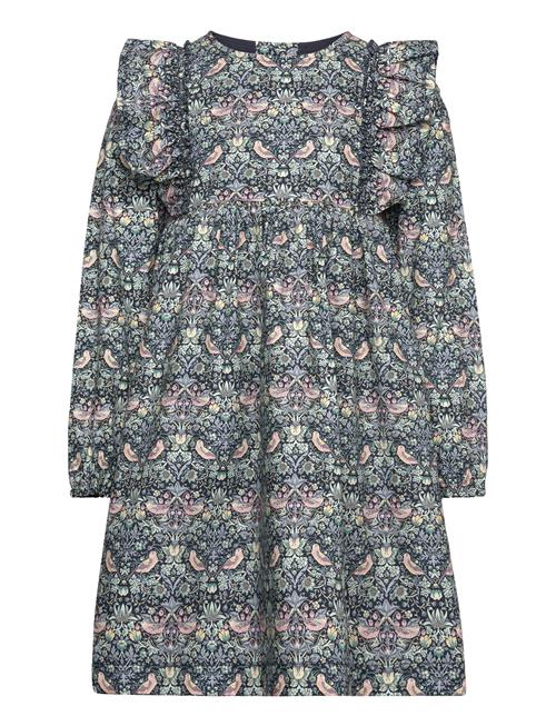 Huttelihut Dress In Liberty Fabric Huttelihut Navy