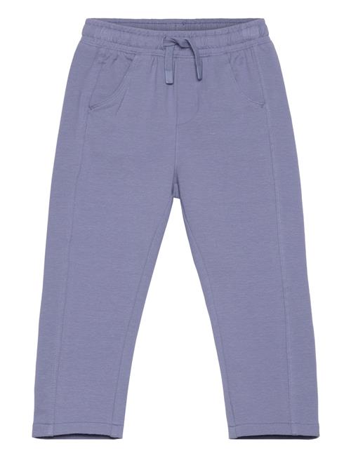 Elastic Waist Trousers Mango Blue