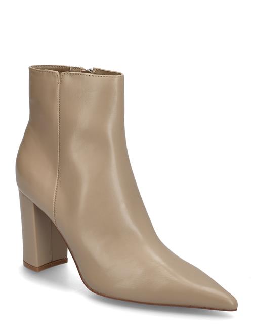 Mango Pointed Heel Ankle Boot Mango Beige