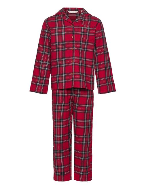 Mango Two-Pieces Check Long Pyjamas Mango Red