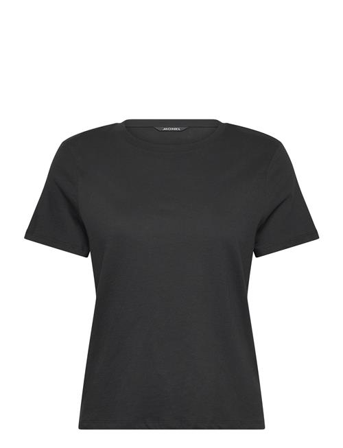 Monki Round Neck Tshirt Monki Black