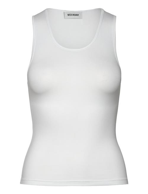 Weekday Smooth Fitted Tank Top Weekday White