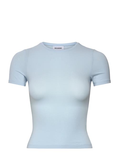 Weekday Slim Fitted T-Shirt Weekday Blue