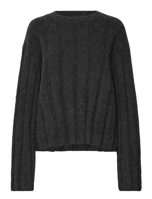 Rib Sweater Weekday Grey