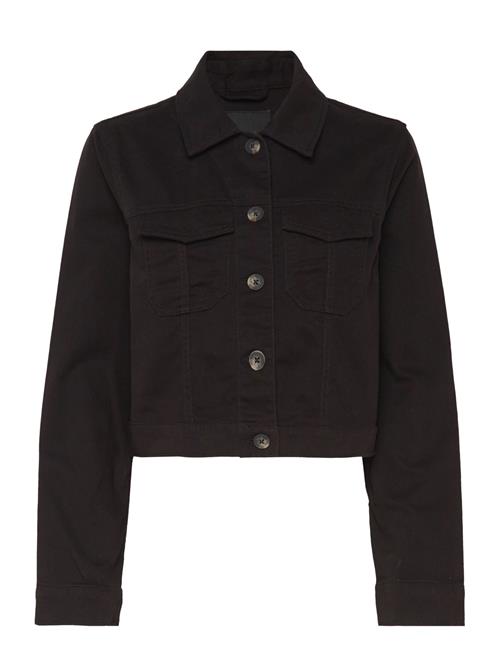 Cropped Twill Jacket Monki Black