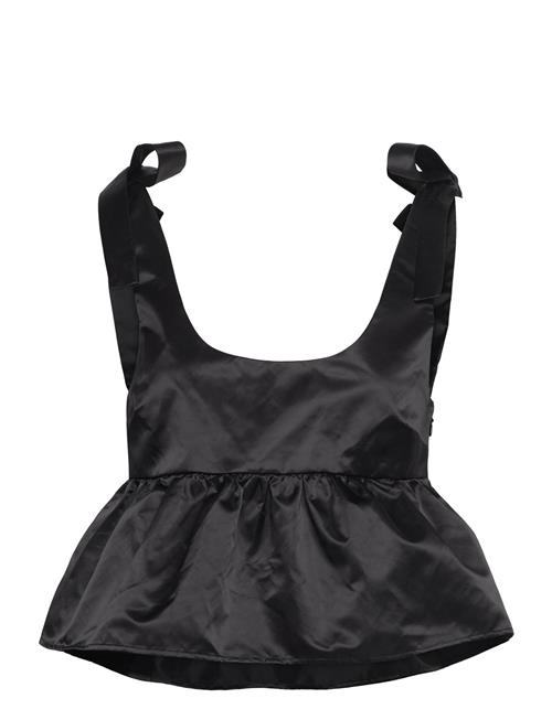 Monki Tie Shoulder Singlet Monki Black