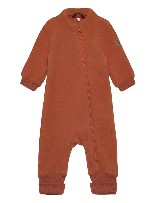 Wool Suit W Rib Mikk-line Orange