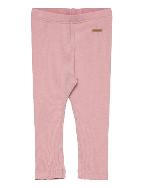 Minymo Leggings Rib Minymo Pink