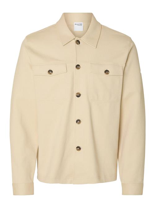 Selected Homme Slhreg-Arne Twill Overshirt Selected Homme Cream