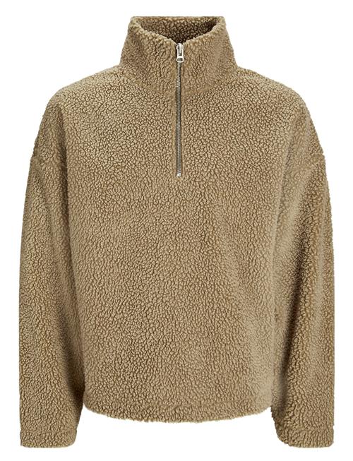 Jack & Jones Jorroxbury Teddy Sweat High Neck Ln Jack & J S Beige