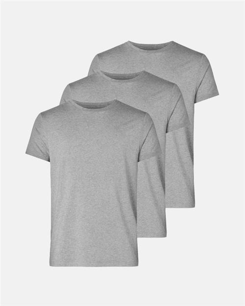 T-shirt o-neck | 3-pak | Bambusviskose | Grå