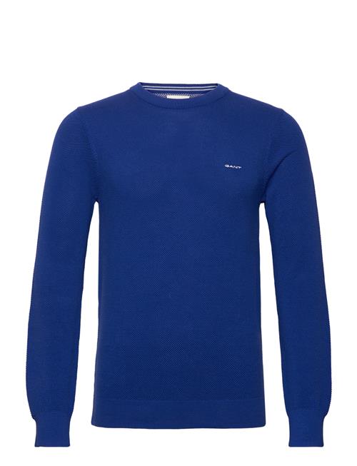 GANT Cotton Pique C-Neck GANT Blue