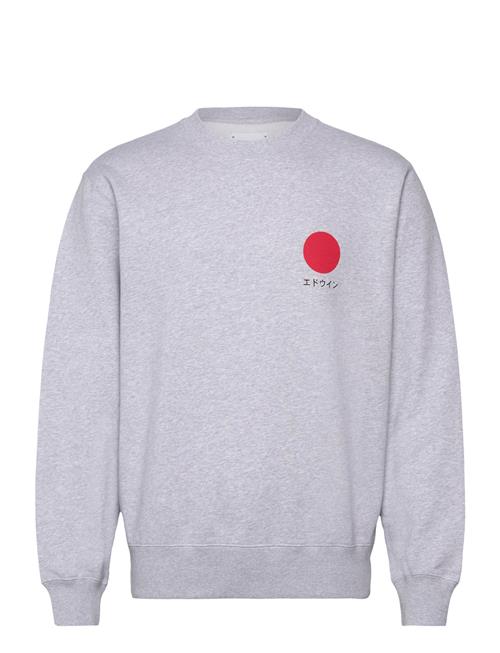 Edwin Japanese Sun Sweat-Grey Marl Edwin Grey