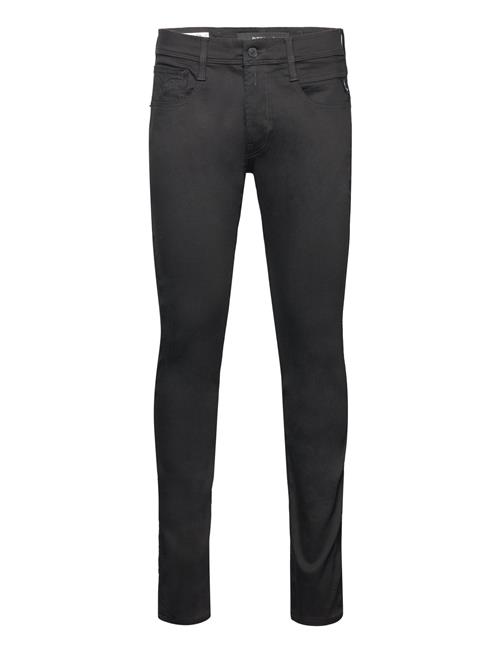 Anbass Trousers Slim Forever Dark Replay Black