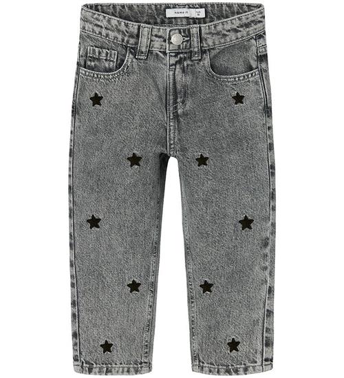 Name It Jeans - NmfBella Mom - Medium Grey Denim/Stars