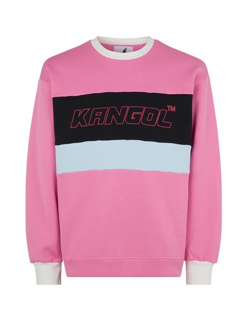 KANGOL Sweatshirt  fuchsia / lys pink / sort / hvid