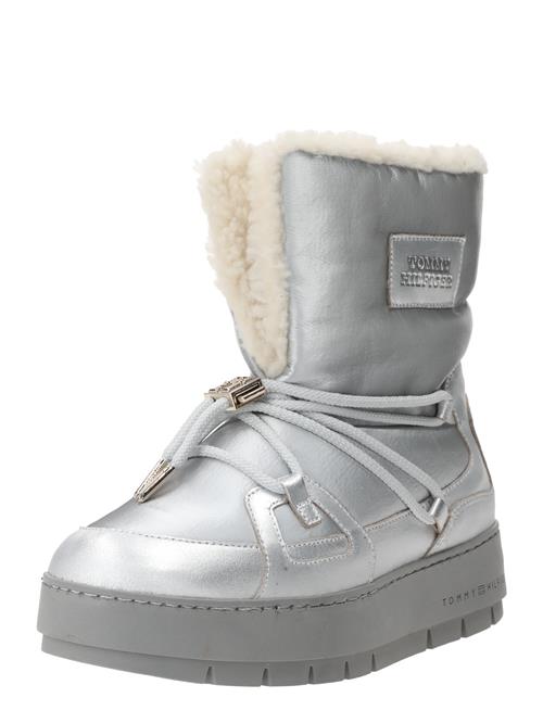 TOMMY HILFIGER Snowboots 'Essential'  creme / sølv