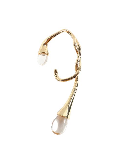 Se SOHI Øreringe 'Hamsika'  guld / transparent ved About You